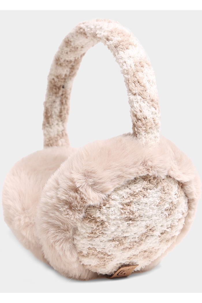 Leopard Print Fluffy Plush Earmuff