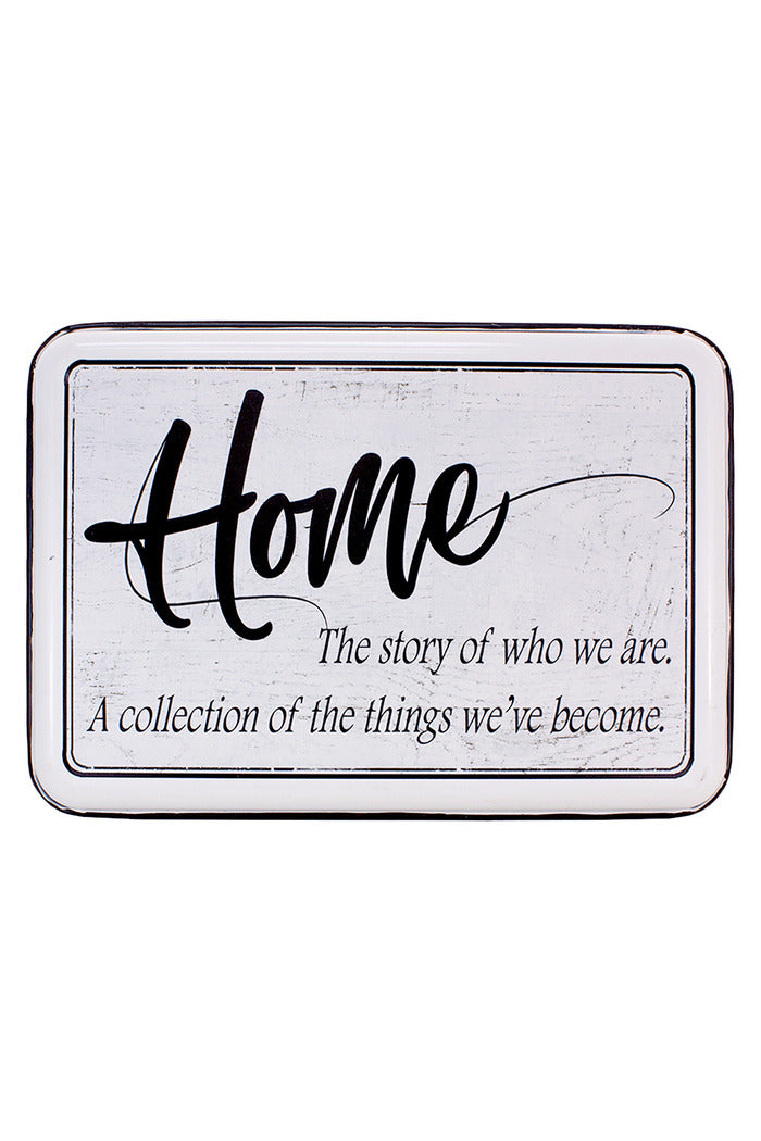 Metal Home Sign