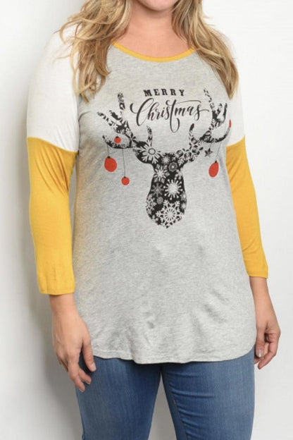 Merry Christmas deer shirt