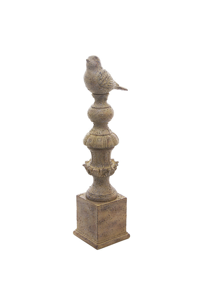 Medium Resin Bird Pillar