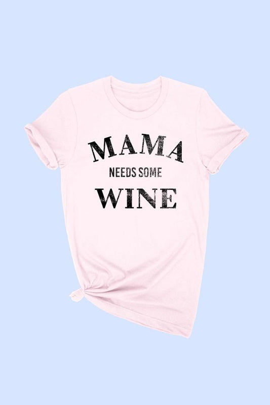 Mama wine graphic tee