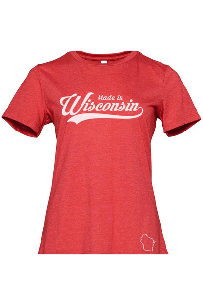 Made in Wisconsin Ladies T-Shirt