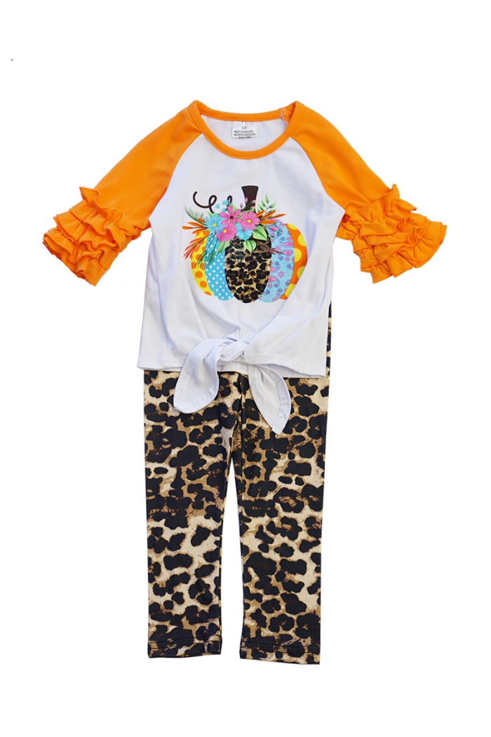 Pumpkin Leopard Set