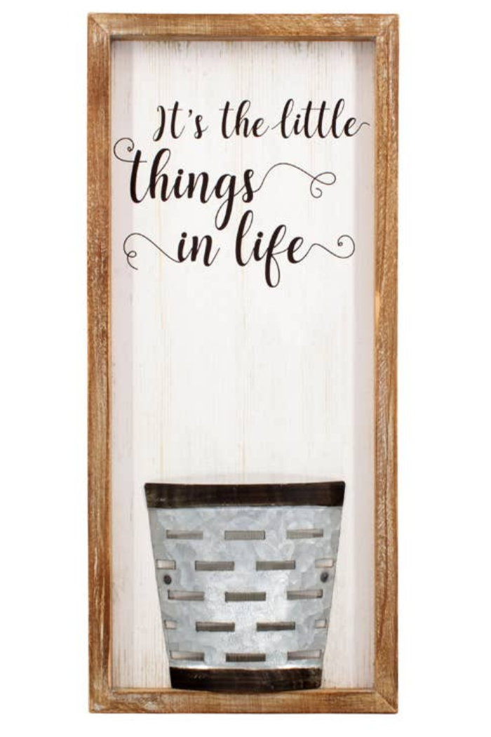 Little Things in Life Pocket Sign