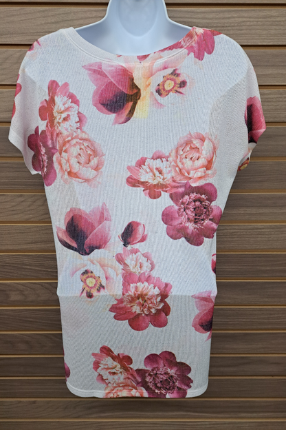 Light floral short sleeve