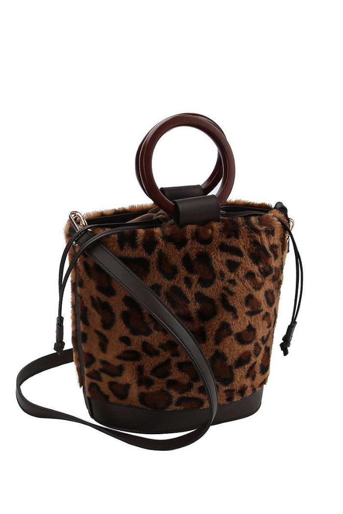 Leopard shoulder bag