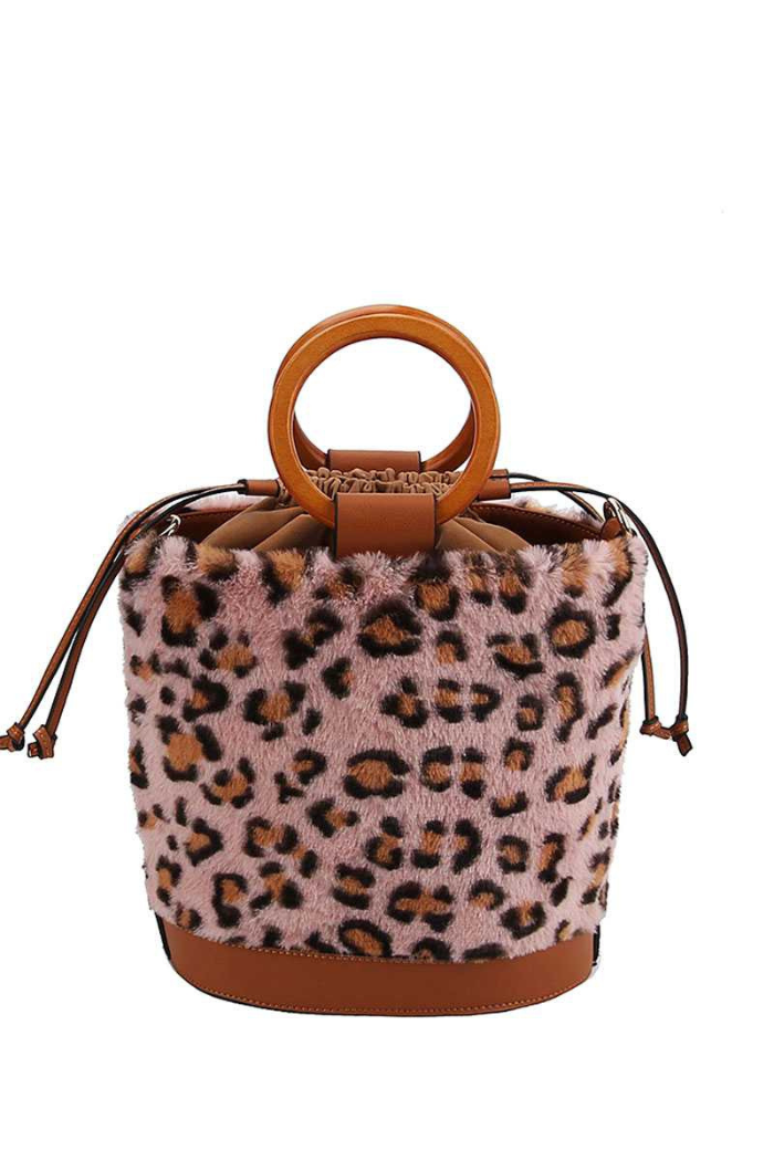 Leopard shoulder bag