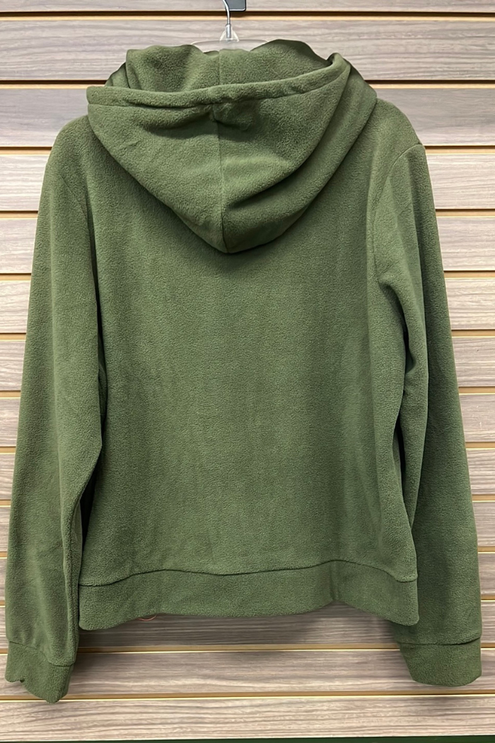 Plus Green Zip Up Sweater