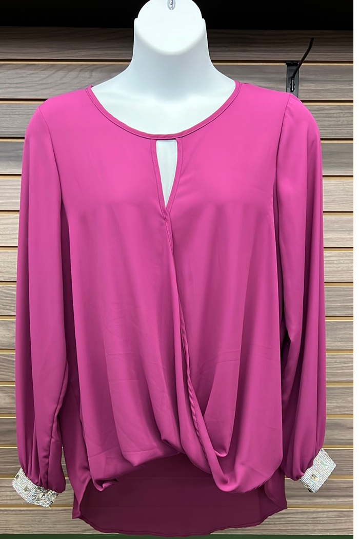 Plus Long Sleeve with Sequins