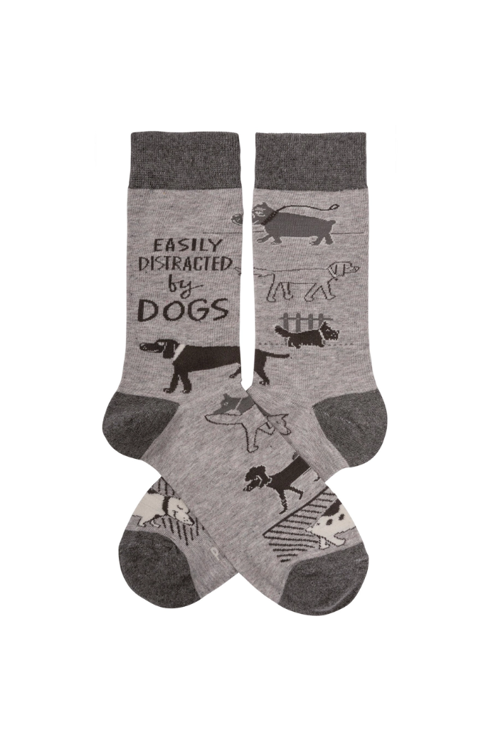 Easily Distracted By Dogs Socks