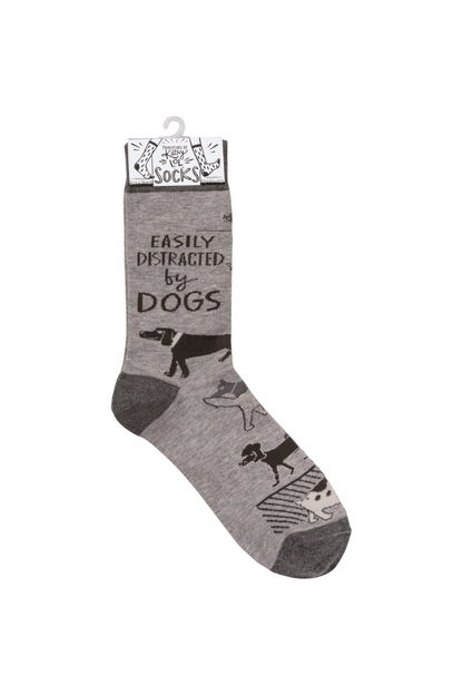 Easily Distracted By Dogs Socks