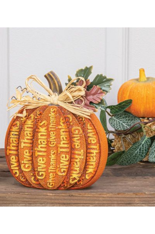 GIVE THANKS PUMPKIN TABLETOP