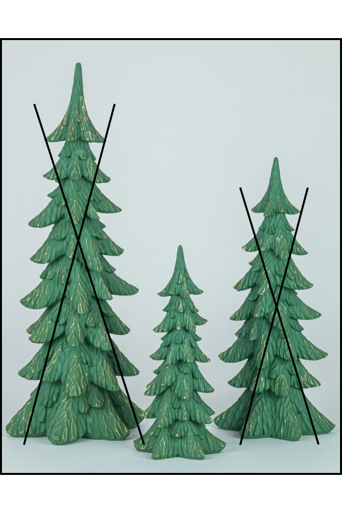 PINE FOREST TREES "SMALL"
