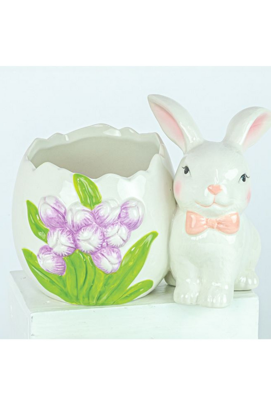 Bunny with Egg Candy Bowl