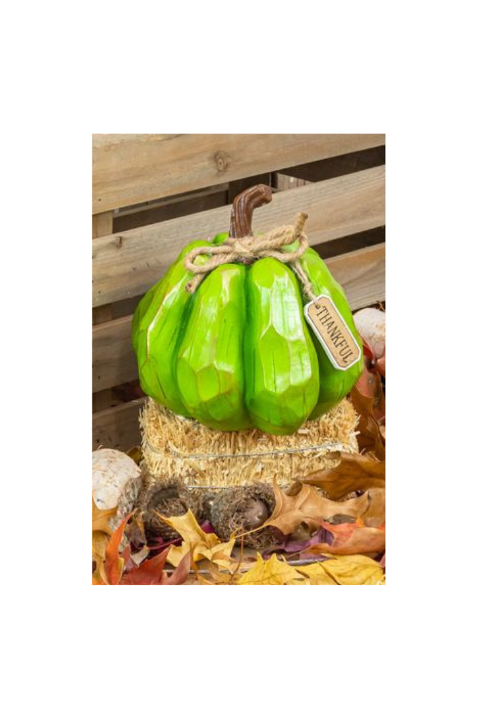 Burlap Tag Pumpkin