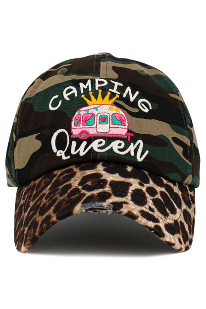 Camping Queen Vintage Ballcap