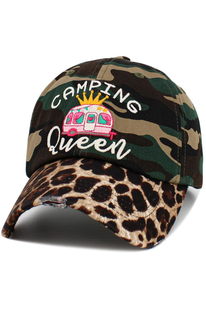 Camping Queen Vintage Ballcap