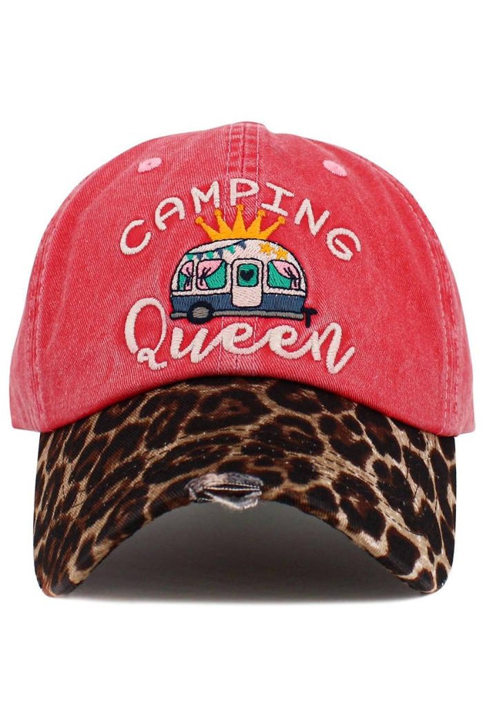 Camping Queen Vintage Ballcap