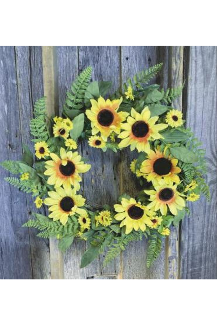 Yellow Sunflower Wreath