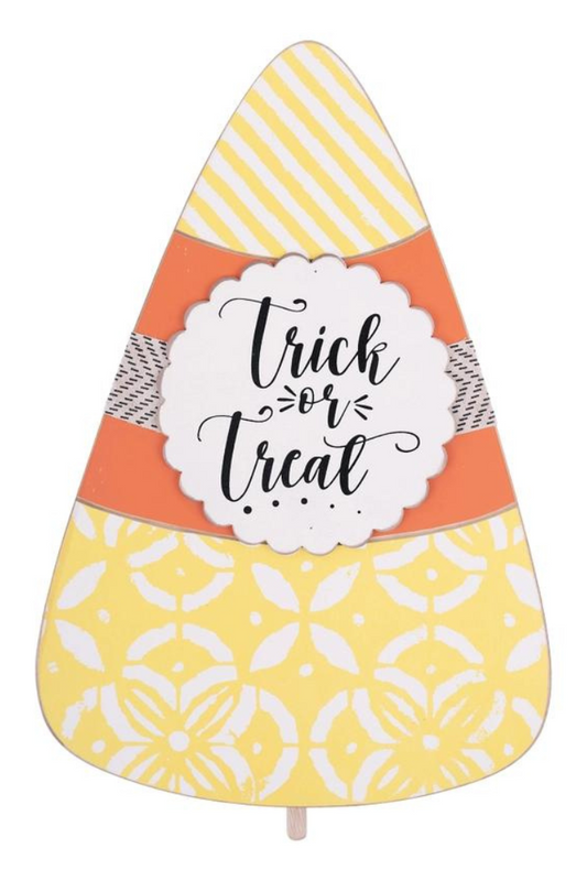 Trick or Treat Candy Corn Topper