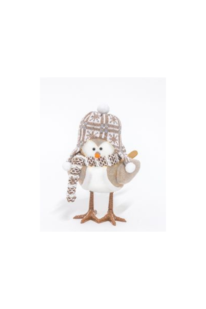 Winter Plush Bird Stander