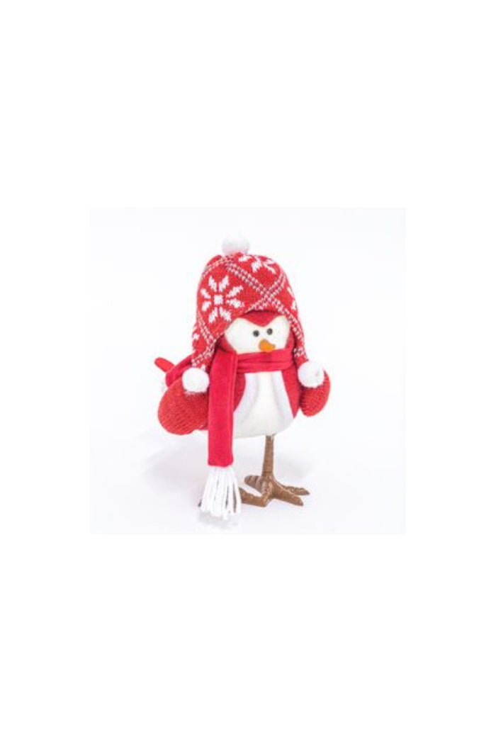 Winter Plush Bird Stander