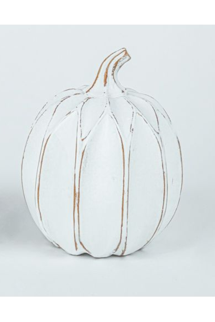 White Washed Pumpkin Tabletop