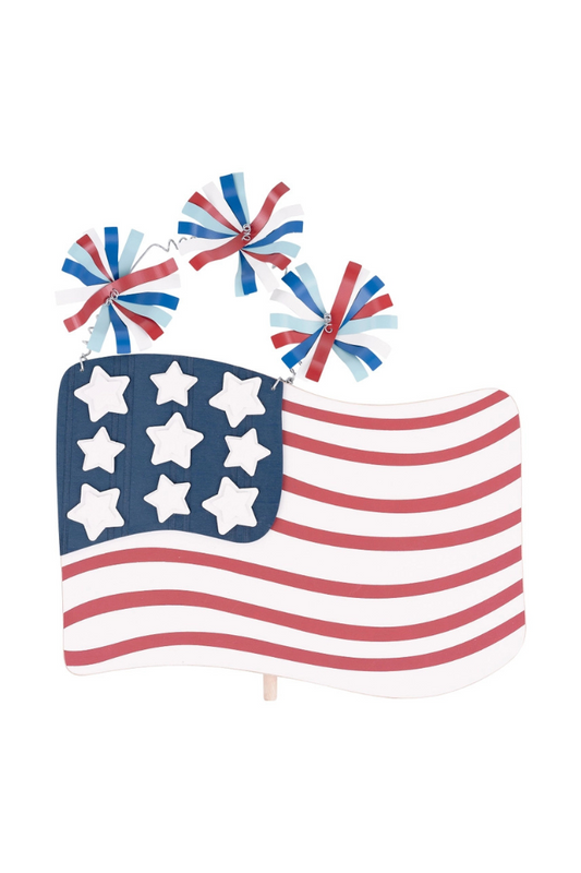 Stars & Stripes Flag Topper - Fourth of July