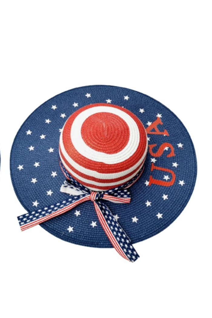 USA Print Ladies Summer Hats