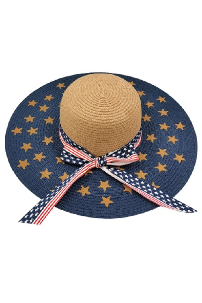 USA Print Ladies Summer Hats