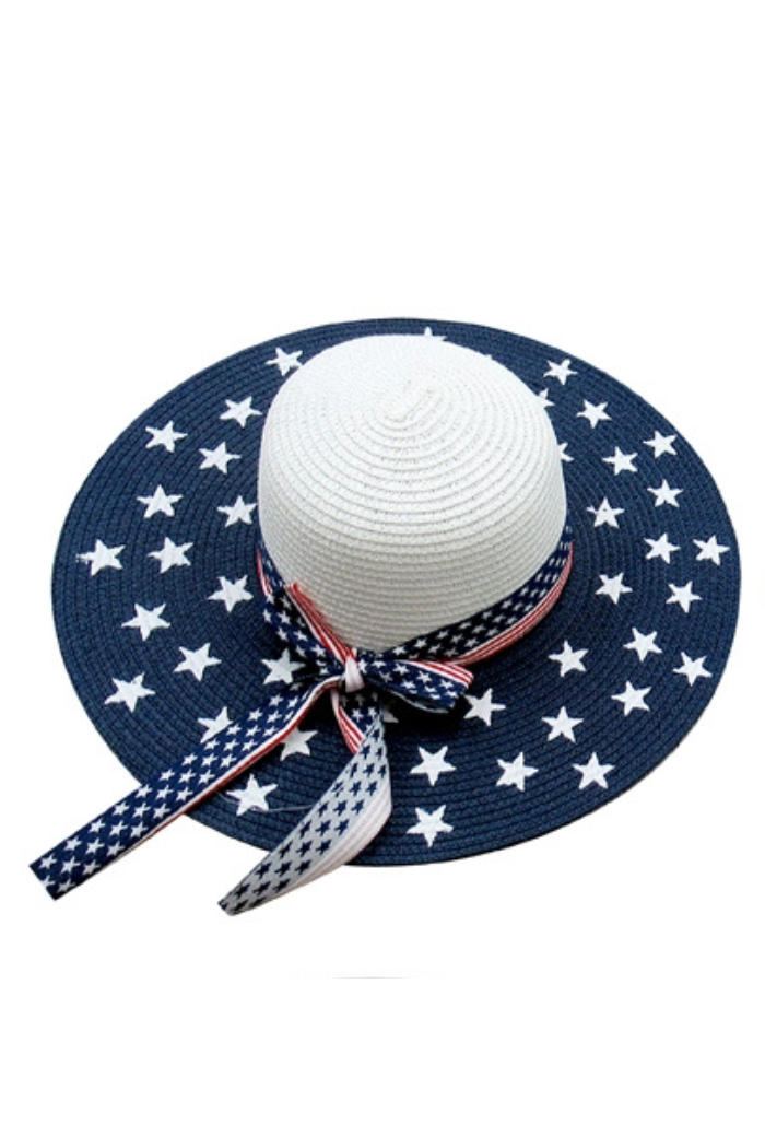 USA Print Ladies Summer Hats