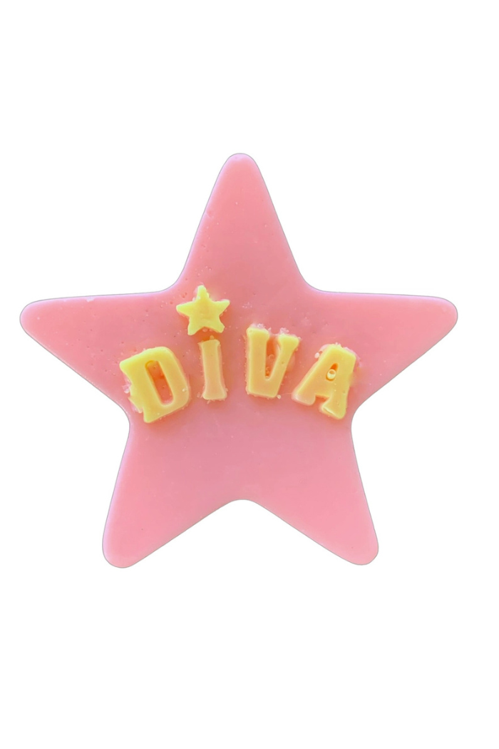 3D Diva Star Bar Soap