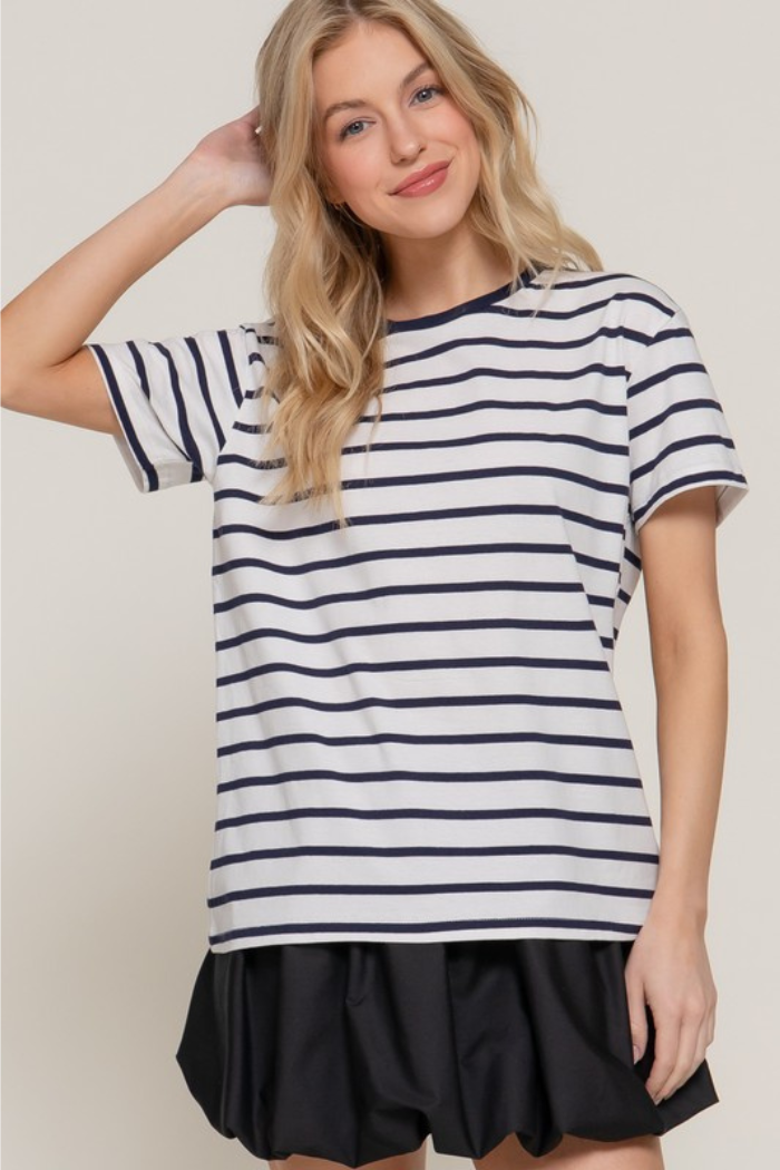 Stripe Oversize T-Shirt