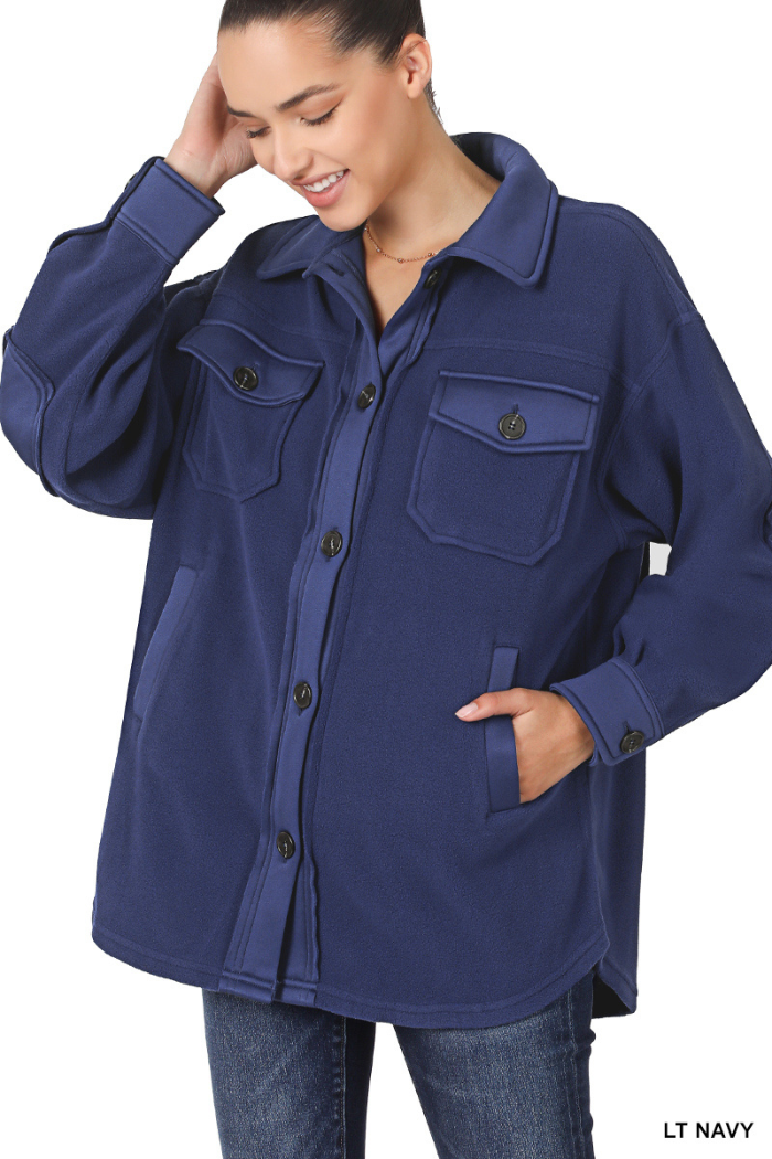 Cozy Oversized Fleece Jacket