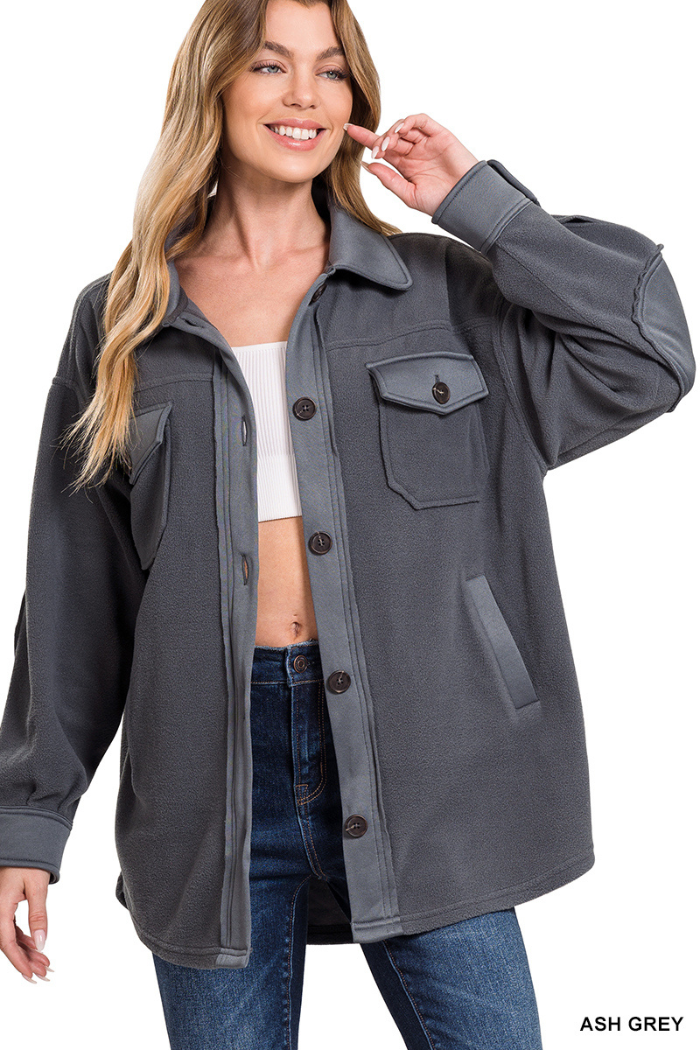 Cozy Oversized Fleece Jacket