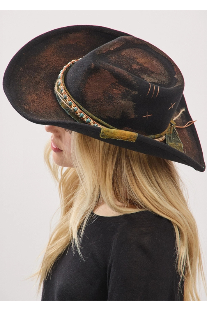 Western Rustic Fedora Hat