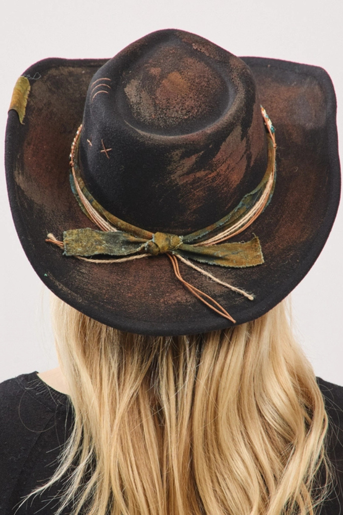 Western Rustic Fedora Hat