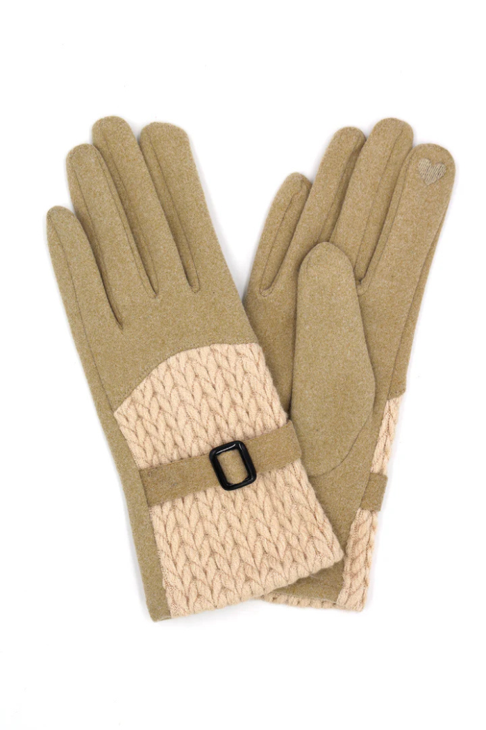 Cable Knit Smart Touch Gloves