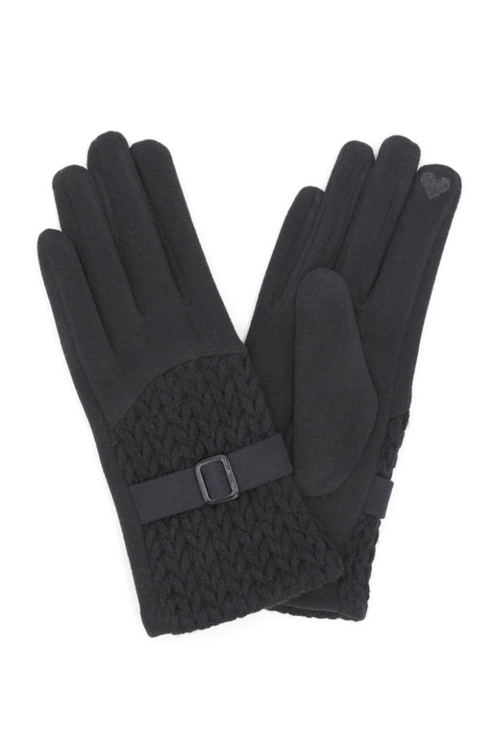 Cable Knit Smart Touch Gloves