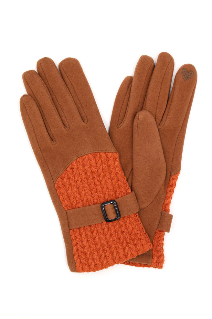 Cable Knit Smart Touch Gloves