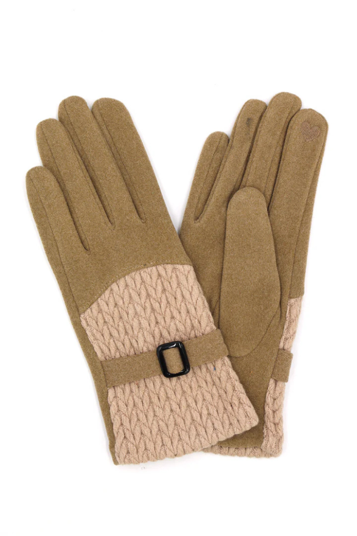 Cable Knit Smart Touch Gloves