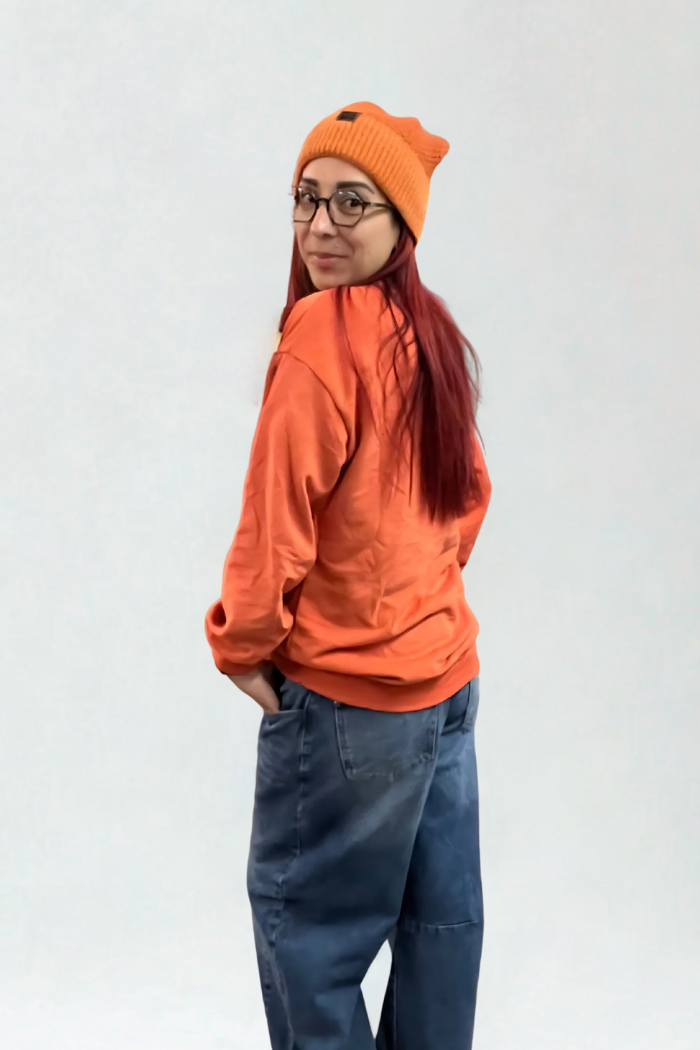 Fall Pumpkin Sequin Sweatshirt