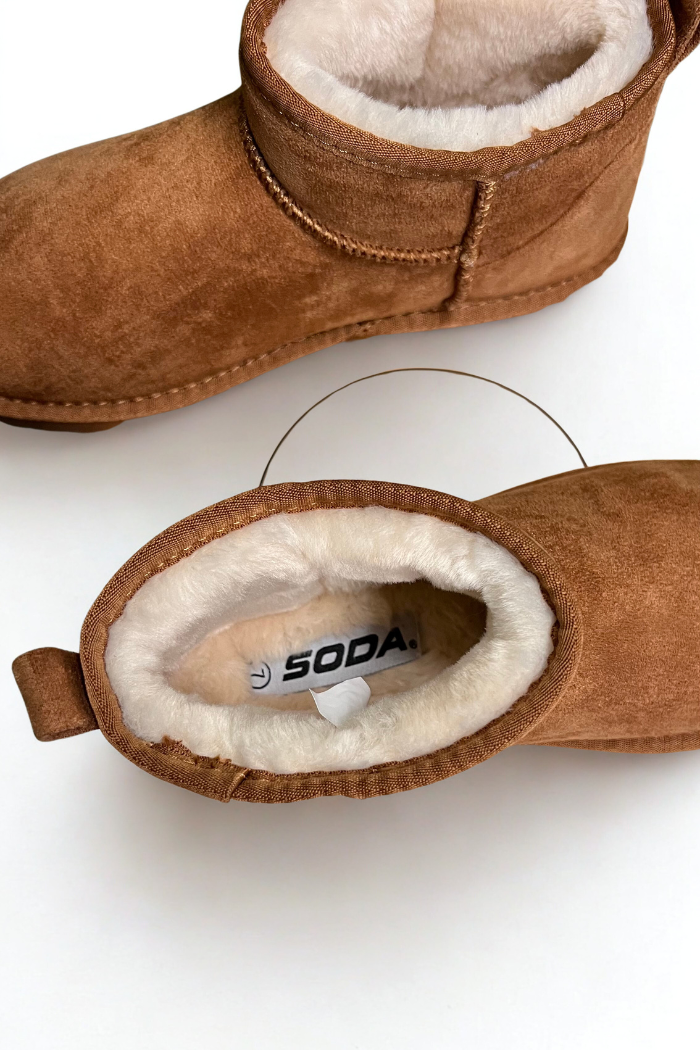 Winter Sherpa Fleece Booties