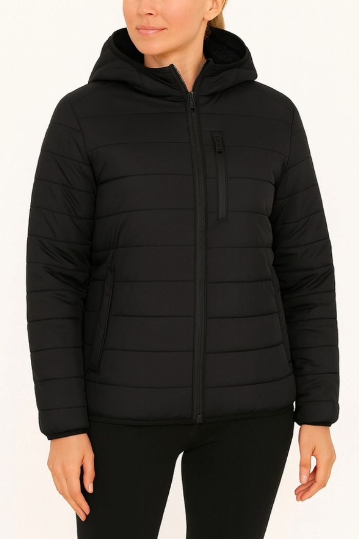 Sherpa Lined Puffer Jacket