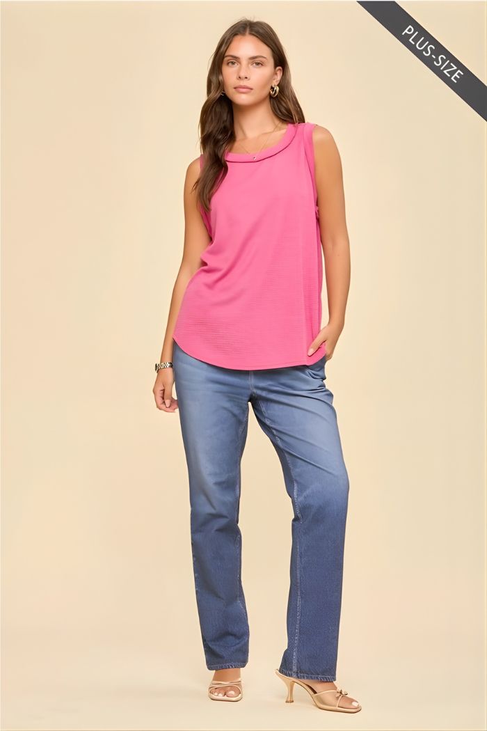Plus Basic Knit Tank