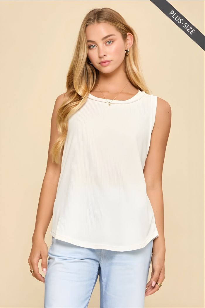 Plus Basic Knit Tank