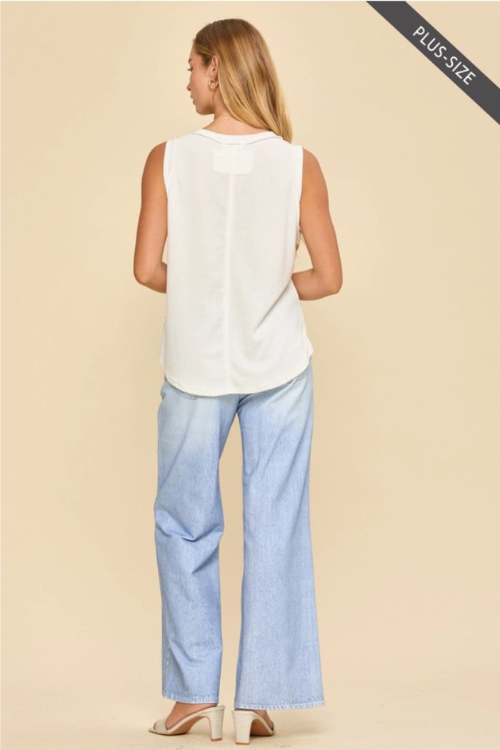 Plus Basic Knit Tank