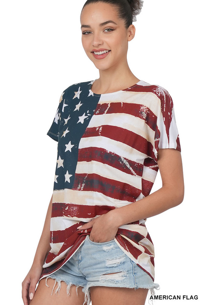 American Flag Print