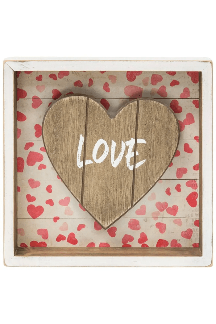Be Mine Shadow Box Sign