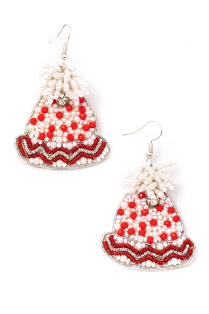 Christmas Beaded Earrings